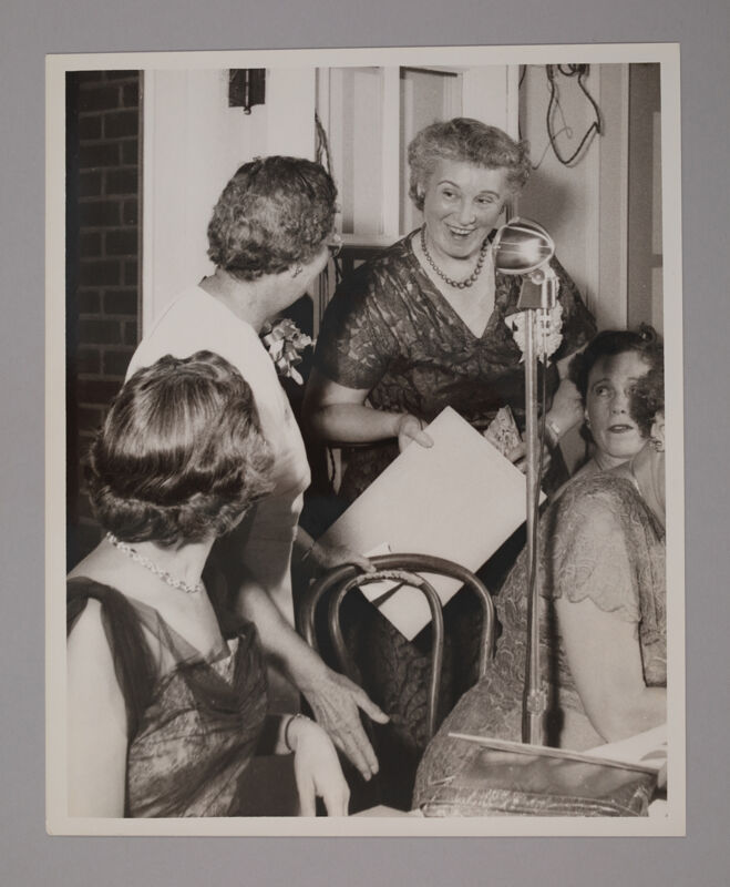 Clara Rader Presenting Award at Convention Photograph, June 23-28, 1952 (Image)