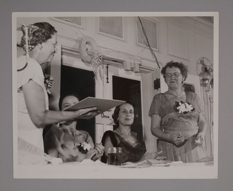 Mary Merritt Presenting Award at Convention Photograph, June 23-28, 1952 (Image)