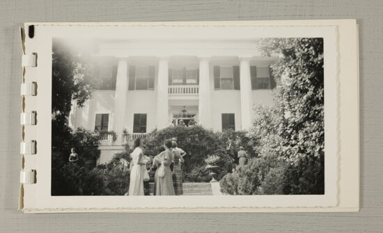 Phi Mus Outside Wesleyan College Building During Convention Photograph 2, June 23-28, 1952 (image)