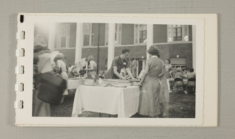 June 23-28 Phi Mus Serving Outdoor Convention Meal Photograph 1 Image