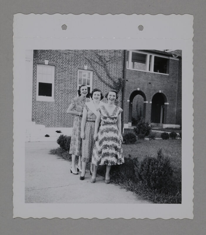 June 23-28 Kadie Gilchrist and Two Unidentified Phi Mus at Convention Photograph Image