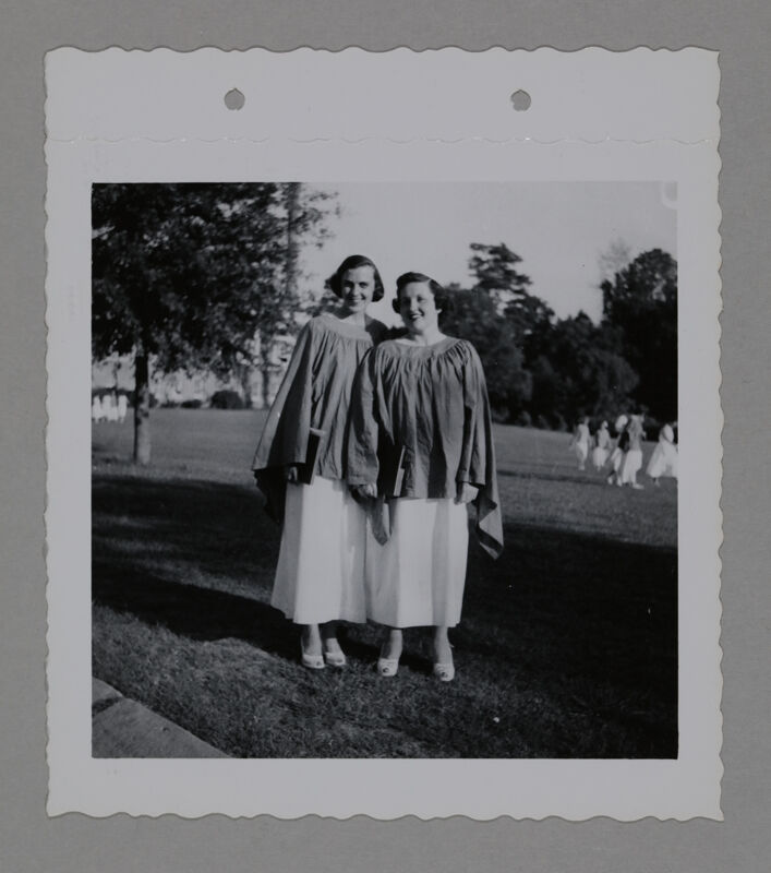 Two Phi Mus in Choir Robes at Convention Photograph, June 23-28, 1952 (Image)