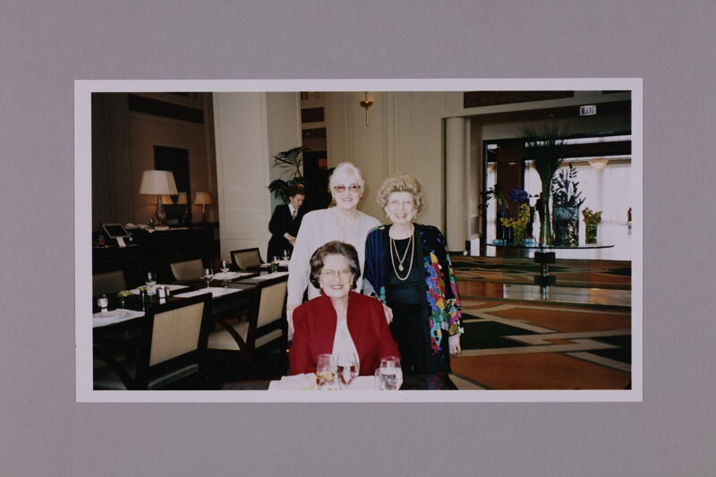 Wallem, Green, and Trimble at Convention Photograph, July 7-10, 2000 (Image)