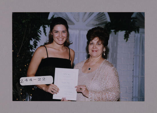 Kappa Iota Chapter Member and Mary Jane Johnson at Convention Photograph, July 7-10, 2000 (image)