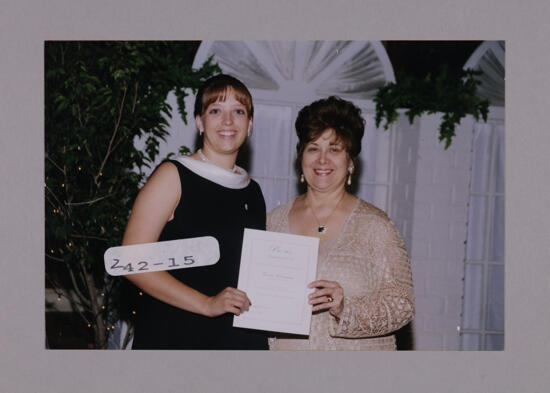 Zeta Gamma Chapter Member and Mary Jane Johnson at Convention Photograph, July 7-10, 2000 (image)