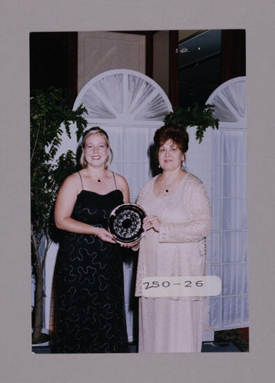 Mary Jane Johnson and Unidentified with Convention Award Photograph 5, July 7-10, 2000 (image)