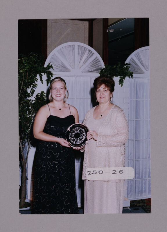 Mary Jane Johnson and Unidentified with Convention Award Photograph 5, July 7-10, 2000 (Image)