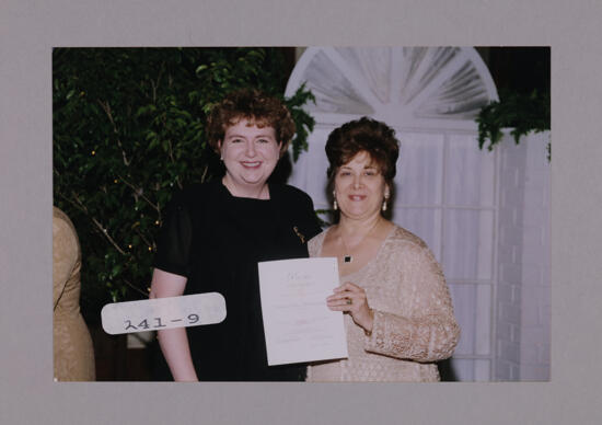 Kim Groemling and Mary Jane Johnson at Convention Photograph, July 7-10, 2000 (image)