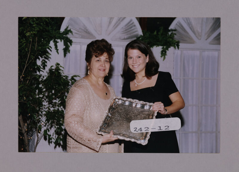 Mary Jane Johnson and Unidentified with Convention Award Photograph 8, July 7-10, 2000 (Image)