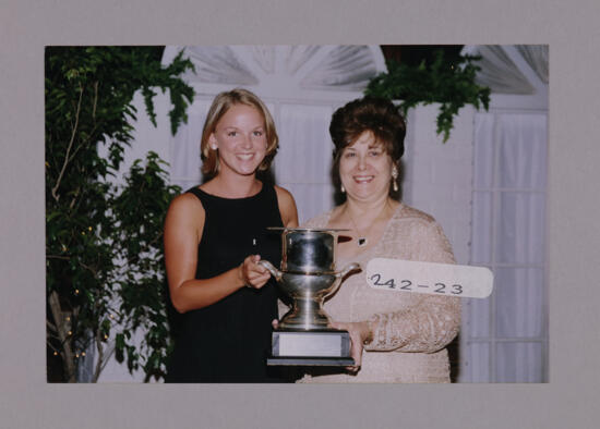 Carnation Cup Winner and Mary Jane Johnson at Convention Photograph 1, July 7-10, 2000 (image)