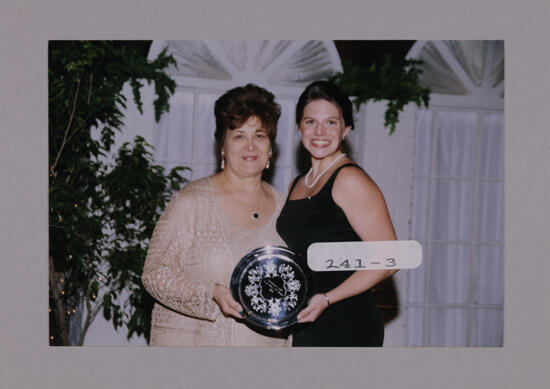 Mary Jane Johnson and Unidentified with Convention Award Photograph 7, July 7-10, 2000 (image)