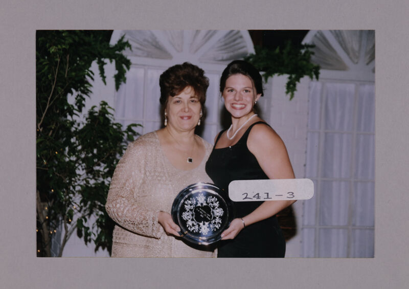Mary Jane Johnson and Unidentified with Convention Award Photograph 7, July 7-10, 2000 (Image)