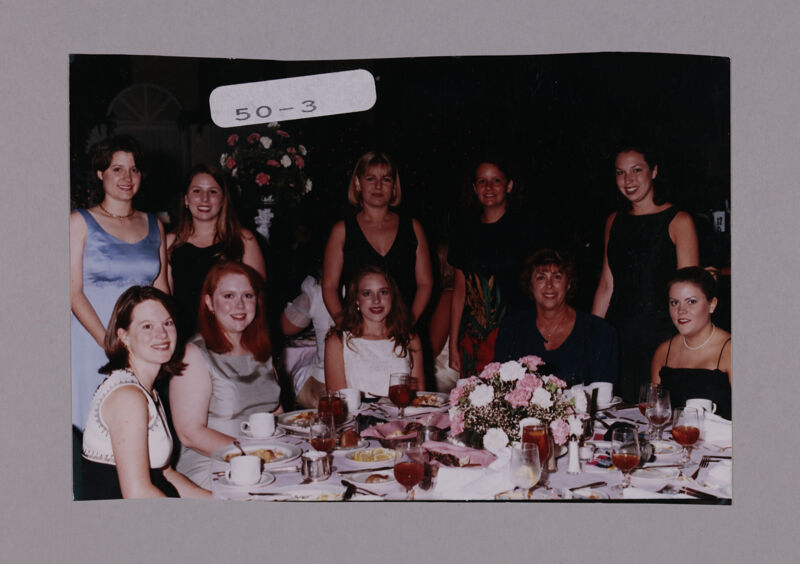 Table of 10 at Convention Banquet Photograph 1, July 7-10, 2000 (Image)