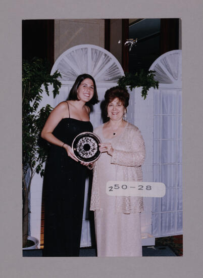 Mary Jane Johnson and Unidentified with Convention Award Photograph 9, July 7-10, 2000 (image)