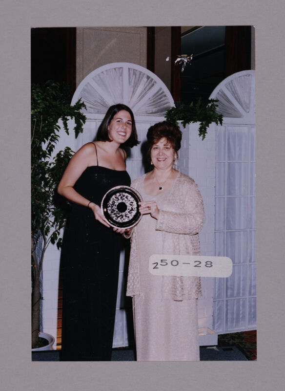 Mary Jane Johnson and Unidentified with Convention Award Photograph 9, July 7-10, 2000 (Image)
