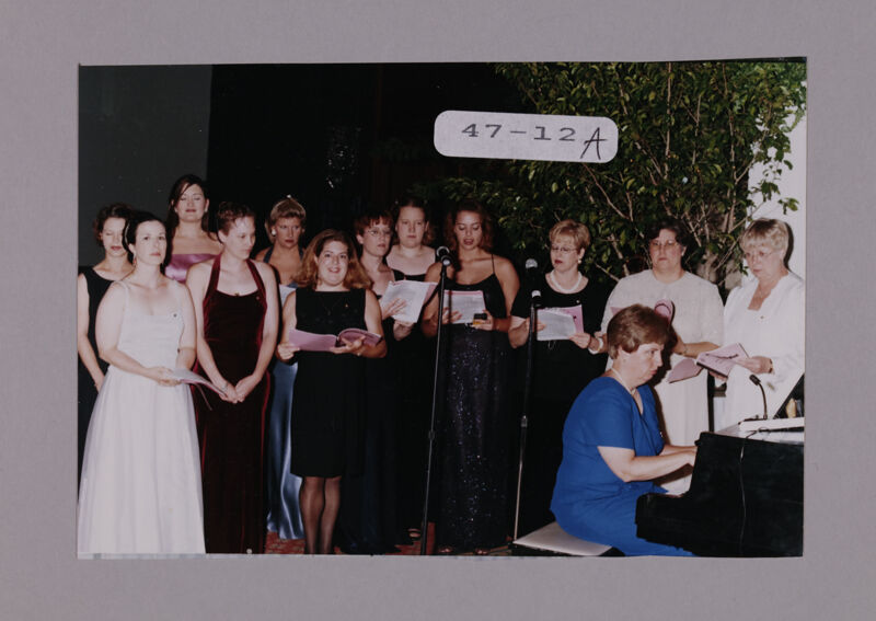 Convention Choir and Pianist Photograph 2, July 7-10, 2000 (Image)