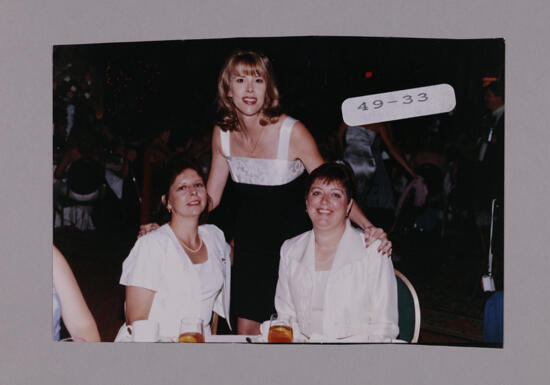 Unidentified, Maggart, and McNamara at Convention Banquet Photograph, July 7-10, 2000 (image)