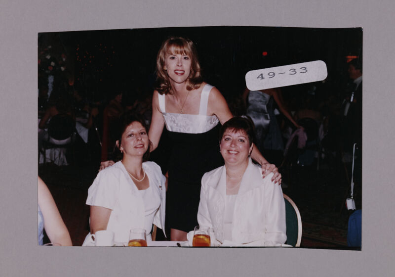Unidentified, Maggart, and McNamara at Convention Banquet Photograph, July 7-10, 2000 (Image)