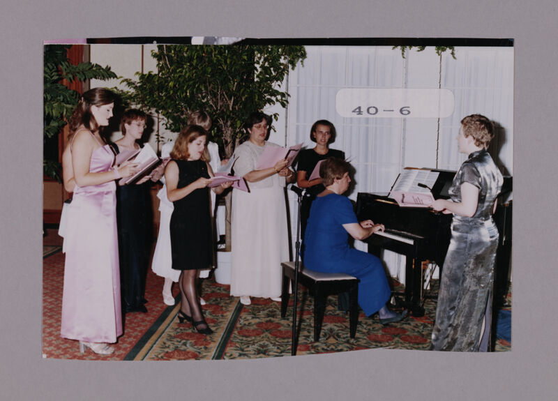 Convention Choir and Pianist Photograph 1, July 7-10, 2000 (Image)