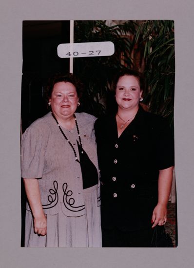 Anne Walker and Daughter at Convention Photograph, July 7-10, 2000 (image)