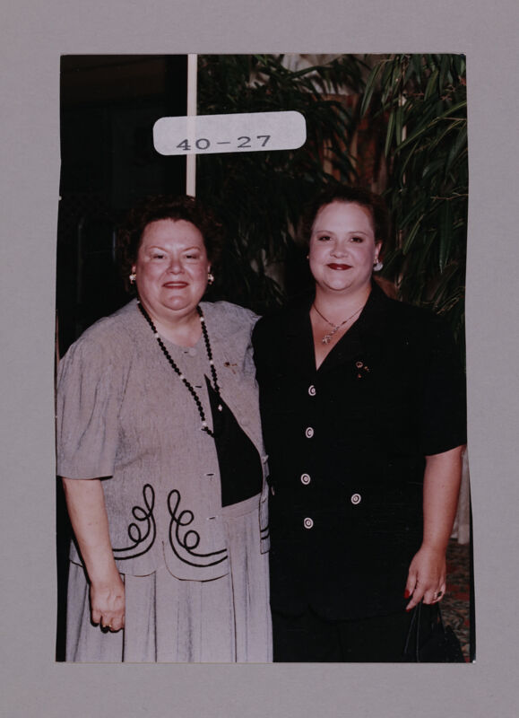 Anne Walker and Daughter at Convention Photograph, July 7-10, 2000 (Image)