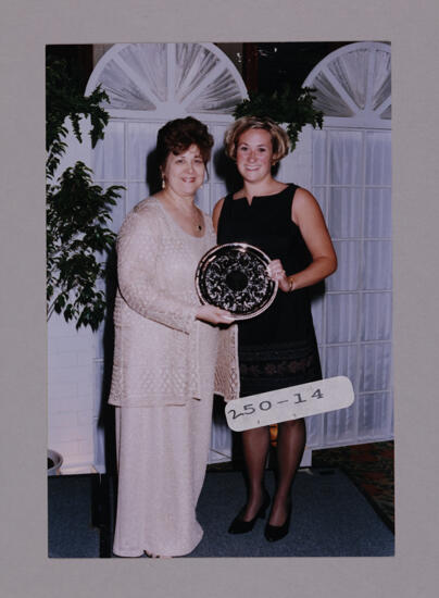 Mary Jane Johnson and Unidentified with Convention Award Photograph 10, July 7-10, 2000 (image)