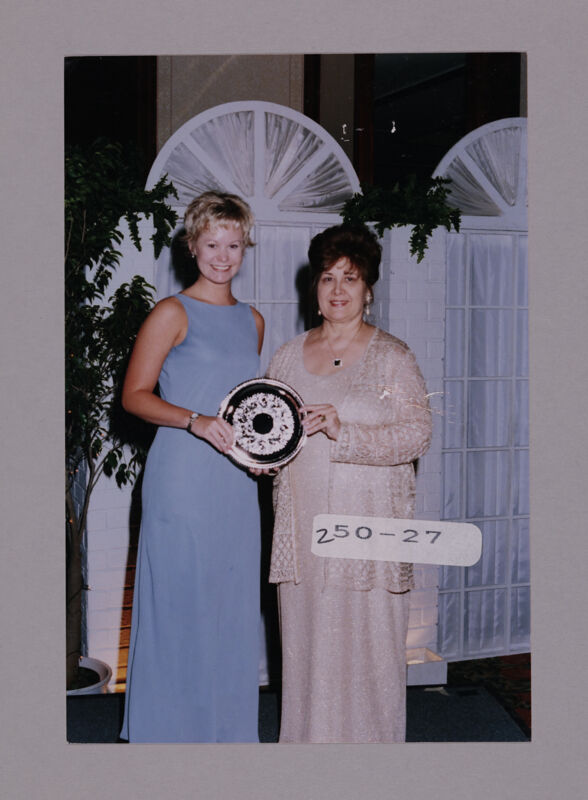 July 7-10 Mary Jane Johnson and Unidentified with Convention Award Photograph 12 Image