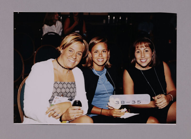 Three Unidentified Phi Mus at Convention Photograph 2, July 7-10, 2000 (Image)