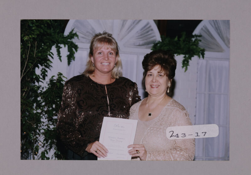 Julie Brooks and Mary Jane Johnson at Convention Photograph, July 7-10, 2000 (Image)