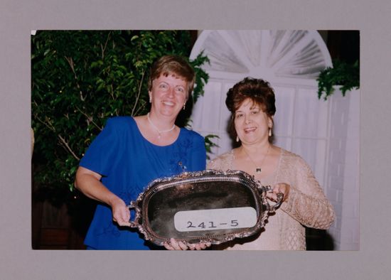 Carolyn Monsanto and Mary Jane Johnson with Convention Award Photograph, July 7-10, 2000 (image)