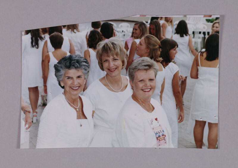 Lynne Bernthal and Unidentified Phi Mus at Convention Photograph, July 7-10, 2000 (Image)