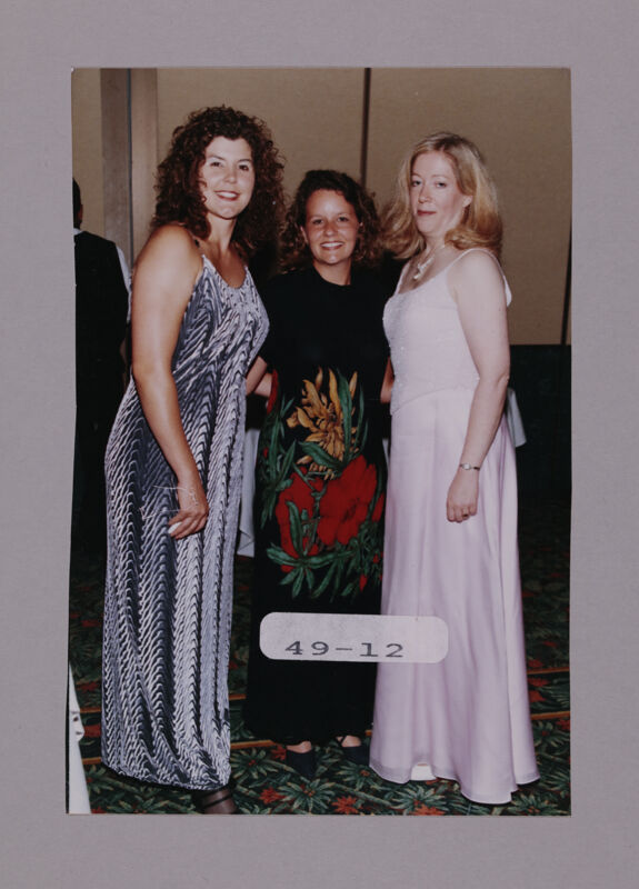 July 7-10 Cindy Lowden and Two Unidentified Phi Mus at Convention Photograph Image