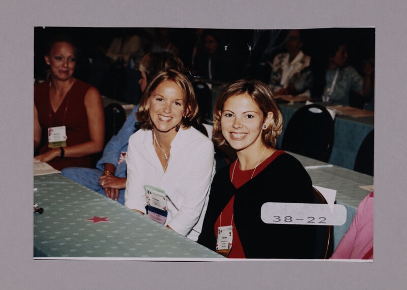 Amanda and Theresa at Convention Photograph, July 7-10, 2000 (Image)