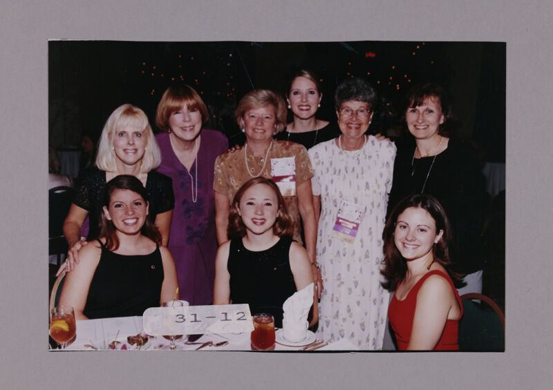 Alpha Eta Chapter Members and Baton Rouge Alumnae at Convention Banquet Photograph, July 7-10, 2000 (Image)