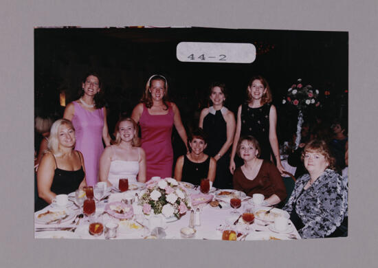 Table of Nine at Convention Banquet Photograph, July 7-10, 2000 (image)