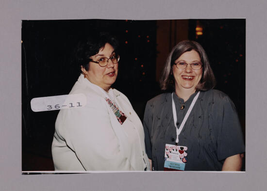 Kathy and Patricia Groh at Convention Photograph, July 7-10, 2000 (image)