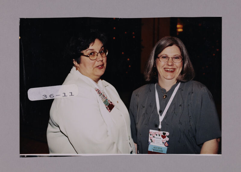 Kathy and Patricia Groh at Convention Photograph, July 7-10, 2000 (Image)