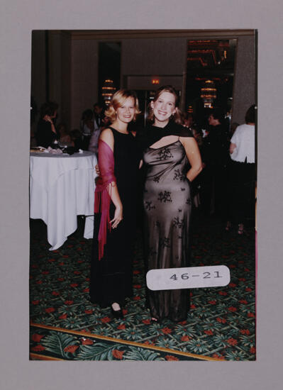 Jen Piercy and Unidentified at Convention Photograph, July 7-10, 2000 (image)