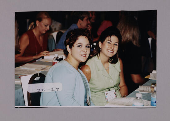 Unidentified and Jill at Convention Photograph, July 7-10, 2000 (image)