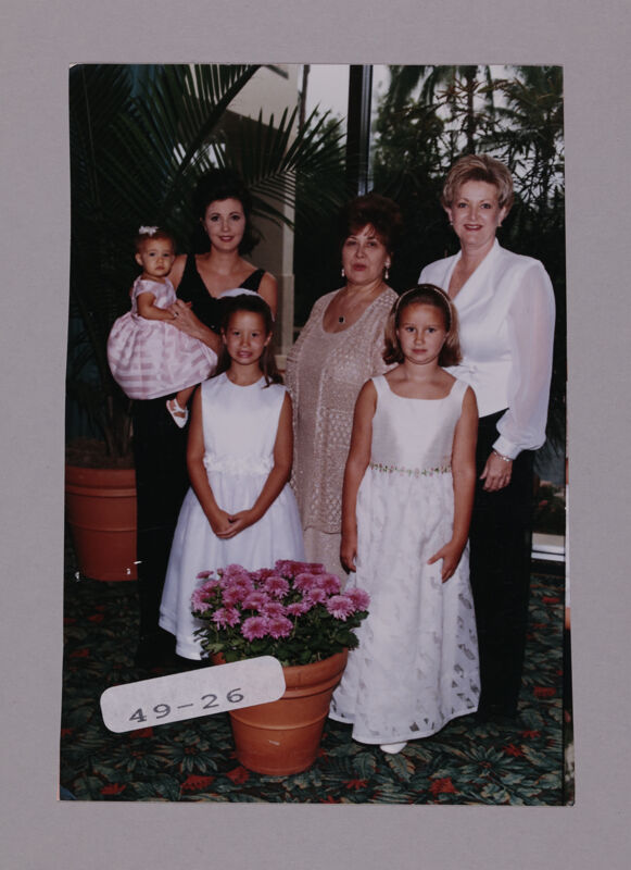Kendricks, Johnson, Moore, and Daughters at Convention Photograph, July 7-10, 2000 (Image)