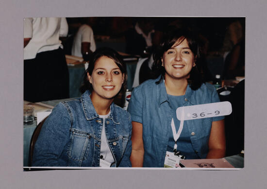 Unidentified and Veronica Wood at Convention Photograph, July 7-10, 2000 (image)