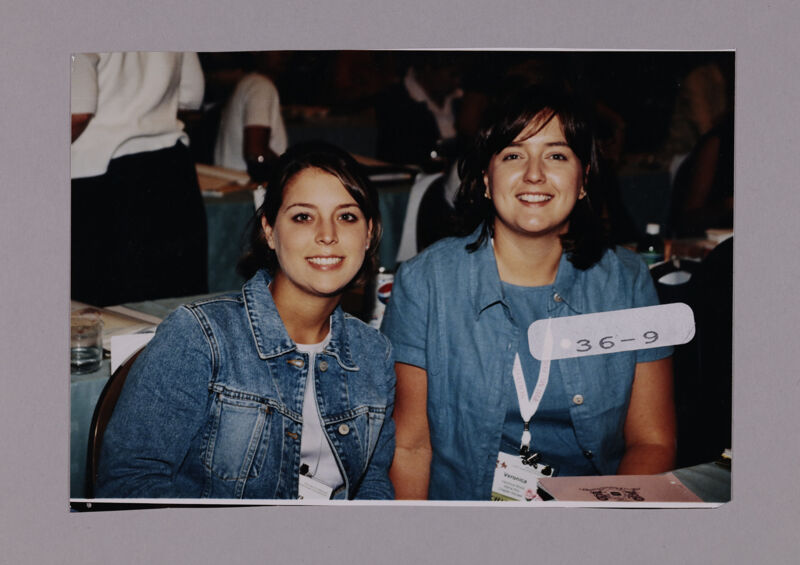 Unidentified and Veronica Wood at Convention Photograph, July 7-10, 2000 (Image)