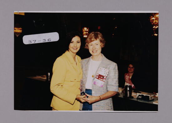 Susan Kendricks and Lucy Stone at Convention Photograph, July 7-10, 2000 (image)