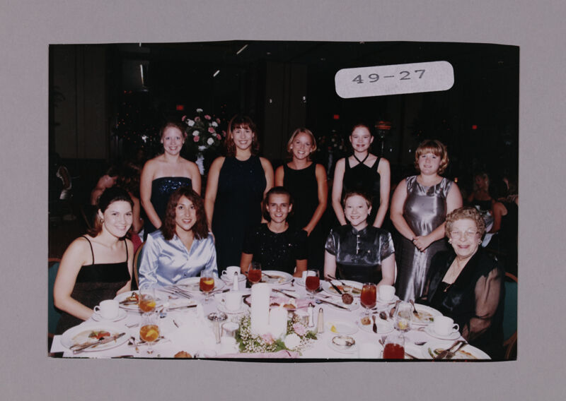 Table of 10 at Convention Banquet Photograph 2, July 7-10, 2000 (Image)