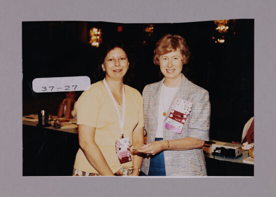 Mary Gannon and Lucy Stone at Convention Photograph, July 7-10, 2000 (image)