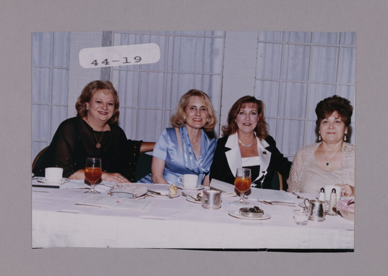 Four National Council Members at Convention Banquet Photograph, July 7-10, 2000 (Image)