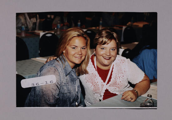 Two Unidentified Phi Mus at Convention Photograph 5, July 7-10, 2000 (image)