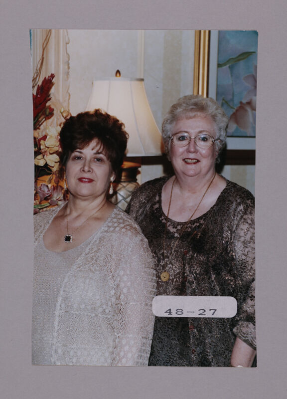 Mary Jane Johnson and Claudia Nemir at Convention Photograph 1, July 7-10, 2000 (Image)