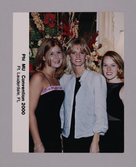 Three Unidentified Phi Mus at Convention Photograph 8, July 7-10, 2000 (image)