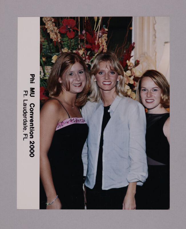 Three Unidentified Phi Mus at Convention Photograph 8, July 7-10, 2000 (Image)